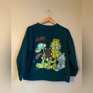 Vintage 1979 GARFIELD Odie Friends Crewneck Pullover Sweatshirt Sz? Read